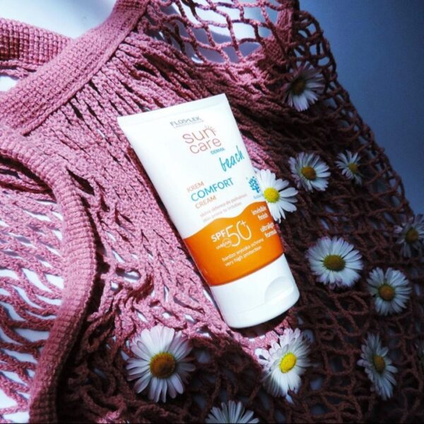 Floslek Sun Beach Comfort Cream SPF50+ 50ml, aurinkosuojavoide kasvoille ja vartalolle - Image 2
