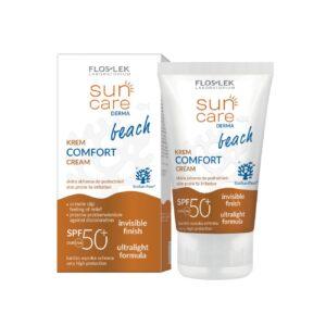 Floslek Sun Beach Comfort Cream SPF50+ 50ml, aurinkosuojavoide kasvoille ja vartalolle