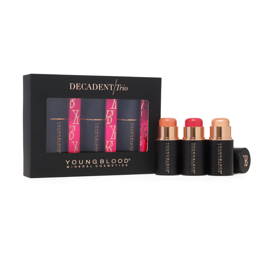 Youngblood Decadent Trio in Peach 3x2,5g, lahjapakkaus