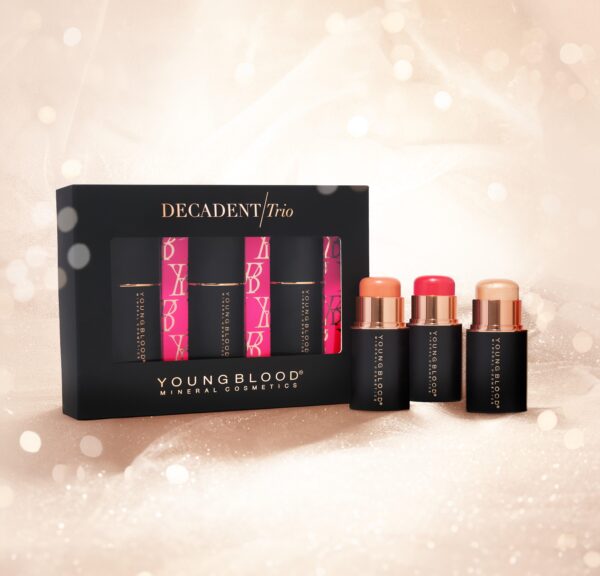 Youngblood Decadent Trio in Peach 3x2,5g, lahjapakkaus - Image 4