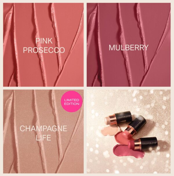 Youngblood Decadent Trio in Pink 3x2,5g, lahjapakkaus - Image 2