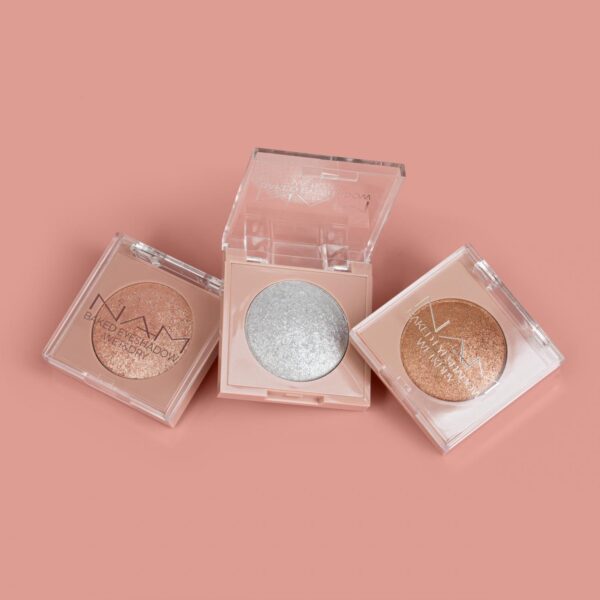 NAM Baked Eyeshadow 02 Silver Lining, luomiväri - Image 3
