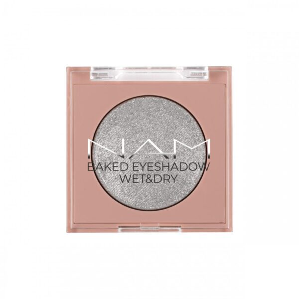 NAM Baked Eyeshadow 02 Silver Lining, luomiväri