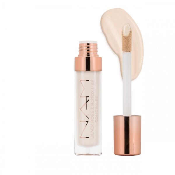NAM Black Rose & Botox Like Concealer 01C Swan, peiteväri - Image 2