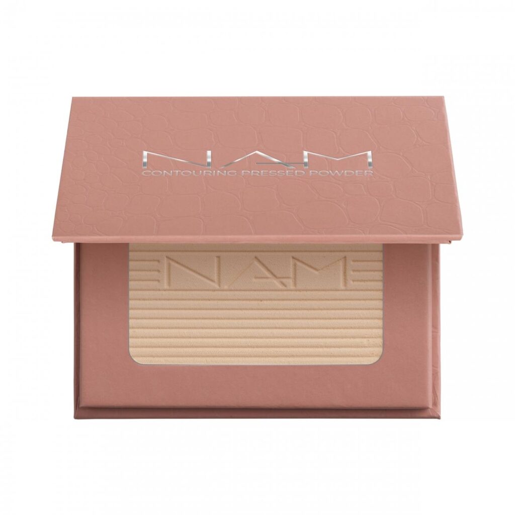 NAM Contouring Pressed Powder 01 Swan, puristepuuteri