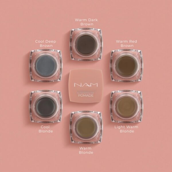NAM Eyebrow Pomade 01 Cool Deep Brown, kulmapomada - Image 3