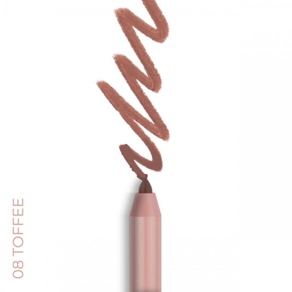 NAM Iconic Matte Lip Pencil 08 Toffee, huultenrajauskynä