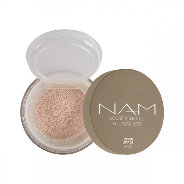 NAM Mineral Loose Foundation 01 Naked, mineraalimeikkipohja - Image 2