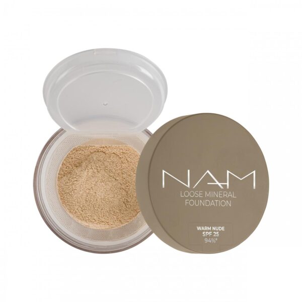 NAM Mineral Loose Foundation 02 Warm Nude, mineraalimeikkipohja - Image 2