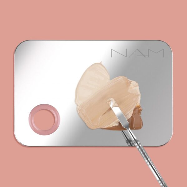 NAM Mixing Palette, metallinen sekoituspaletti ja spatula - Image 3