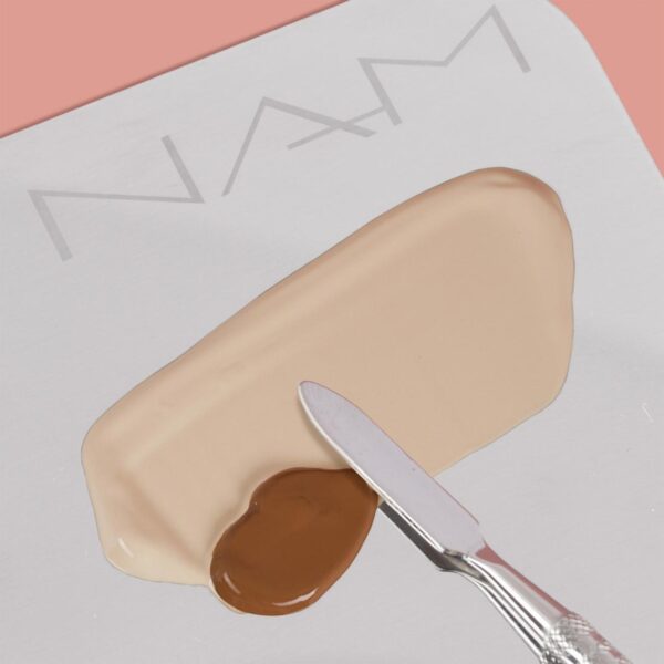 NAM Mixing Palette, metallinen sekoituspaletti ja spatula - Image 4