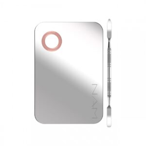 NAM Mixing Palette, metallinen sekoituspaletti ja spatula