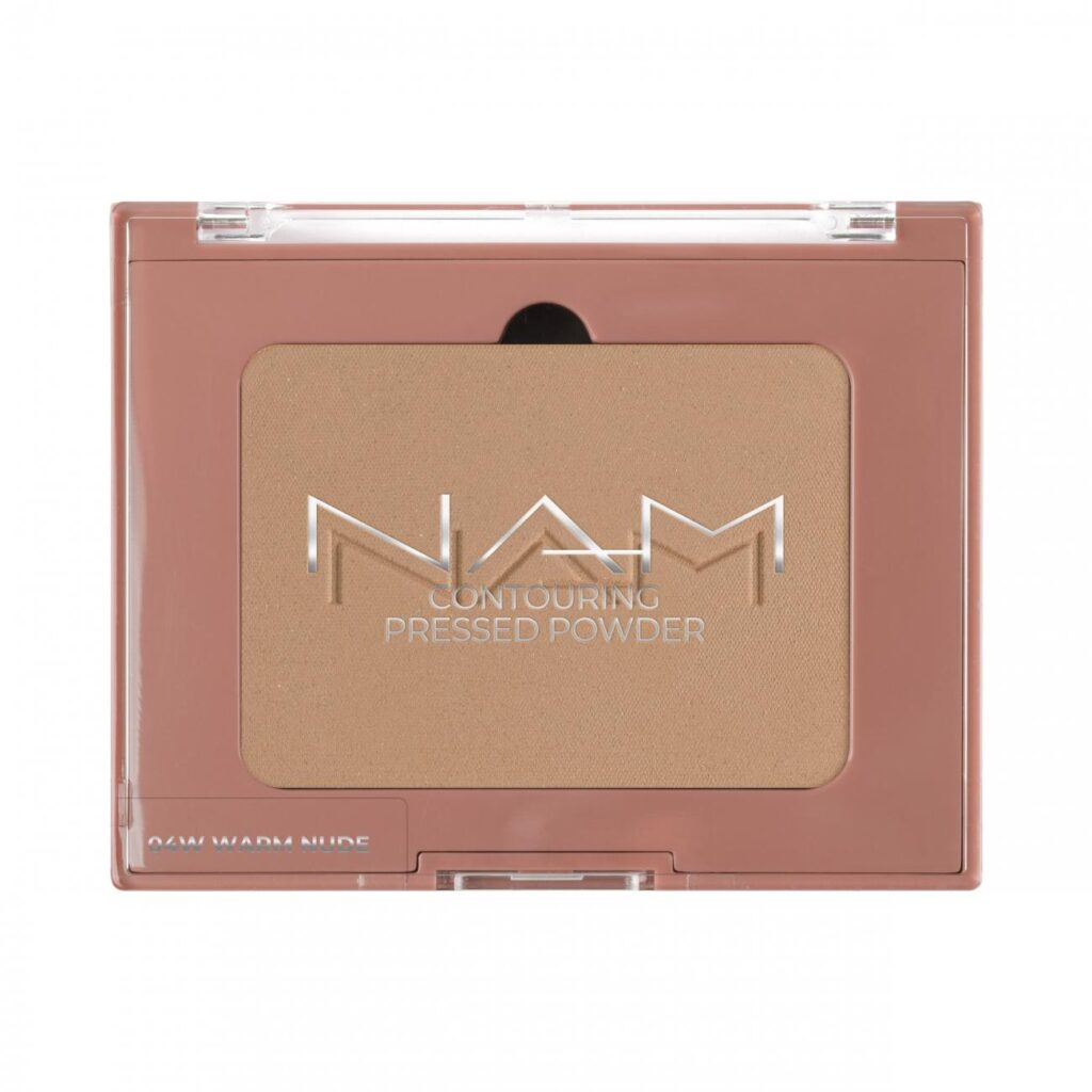 NAM Contouring Pressed Powder 04 Warm Nude, puristepuuteri