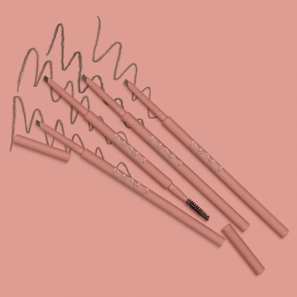NAM Pro Brow Pencil 01 Neutral Medium Brown, kulmakynä - Image 3