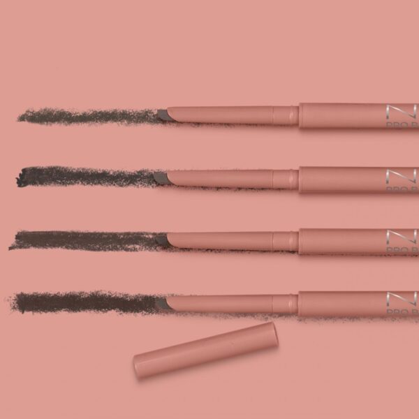 NAM Pro Brow Pencil 01 Neutral Medium Brown, kulmakynä - Image 4