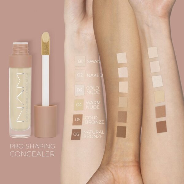NAM Pro Shaping Concealer 02N Naked, peiteväri - Image 4