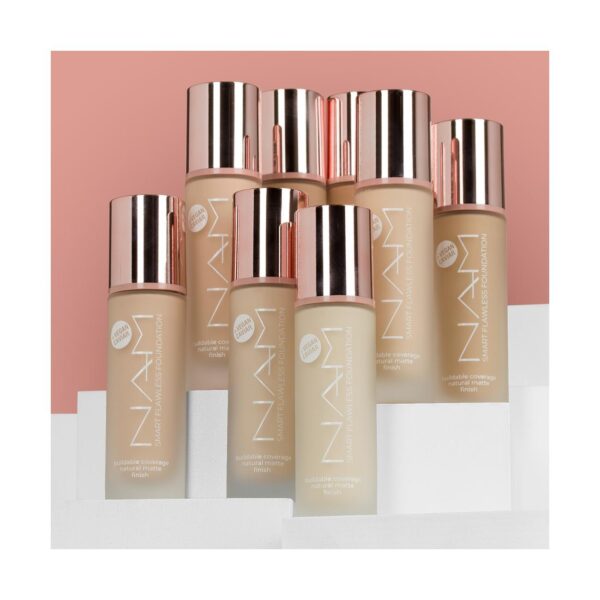 NAM Smart Flawless Foundation 03W Warm Nude, meikkivoide - Image 4