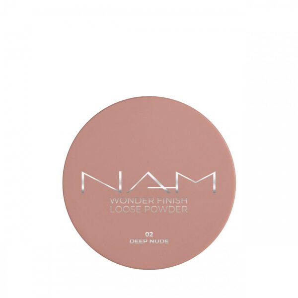 NAM Wonder Finish Loose Powder 02 Deep Nude, jauhepuuteri