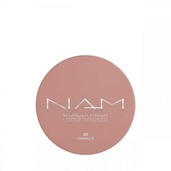 NAM Wonder Finish Loose Powder 03 Vanilla, jauhepuuteri