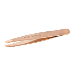 Tweezerman Mini Slant Tweezer Rose Gold, matkapinsetit