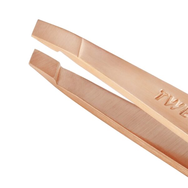 Tweezerman Mini Slant Tweezer Rose Gold, matkapinsetit - Image 2
