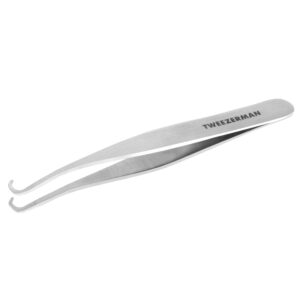 Tweezerman Blackhead Extractor, pinsettimalliinen (kaareva) mustapäiden poistotyökalu