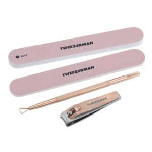 Tweezerman Rose Gold Manicure Set, kynsienhoitovälineet