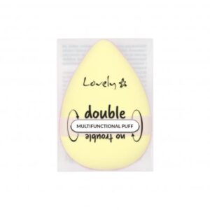 Lovely Double No Trouble Multifunctional Puff, kaksipuolinen puuterivippa