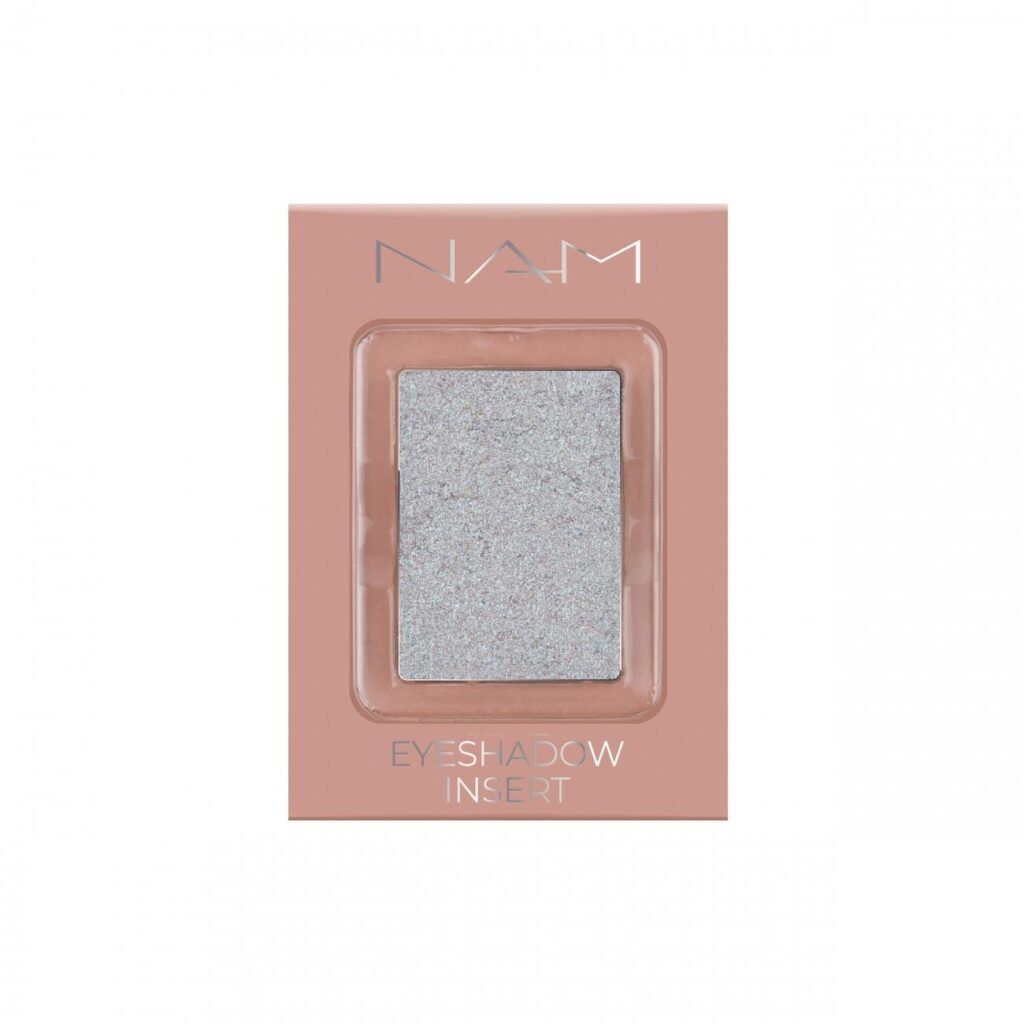 NAM Foil Eyeshadow Insert 01 Frosty Silver, täyttöpakkaus