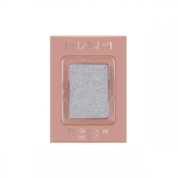 NAM Foil Eyeshadow Insert 01 Frosty Silver, täyttöpakkaus