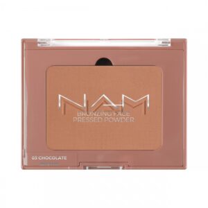 NAM Bronzing Face Pressed Powder 03 Chocolate Brown, aurinkopuuteri