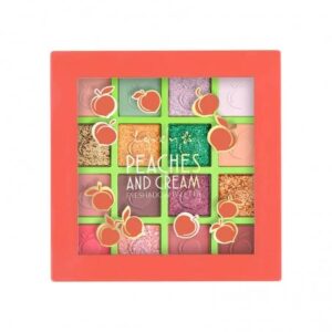 Lovely Peaches And Cream Eyeshadow Palette, luomiväripaletti