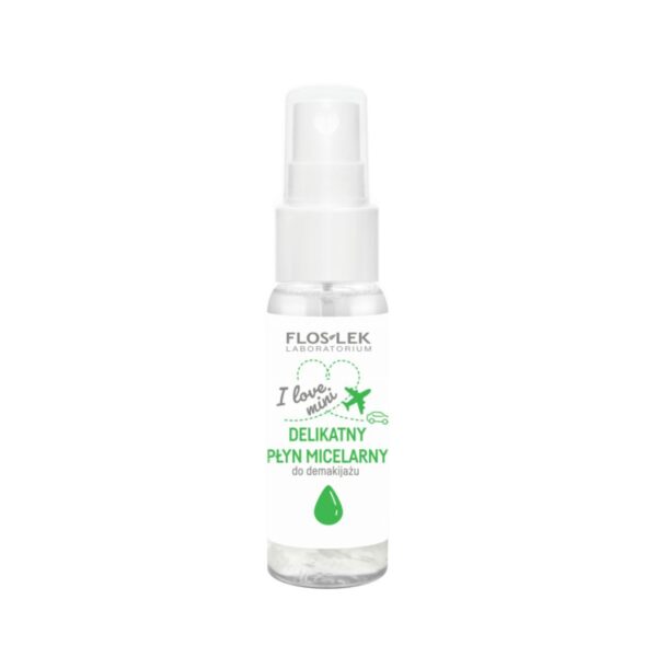 Floslek I Love Mini Gentle Micellar Make-up Remover 30ml, misellivesi matkakoko