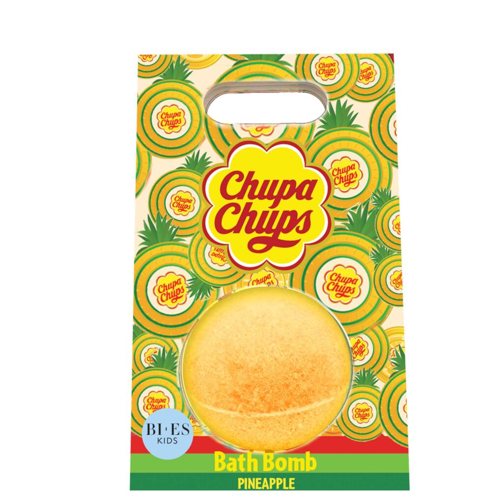 Bies Chupa Chups Bath Bomb Pineapple 165g, kylpypommi