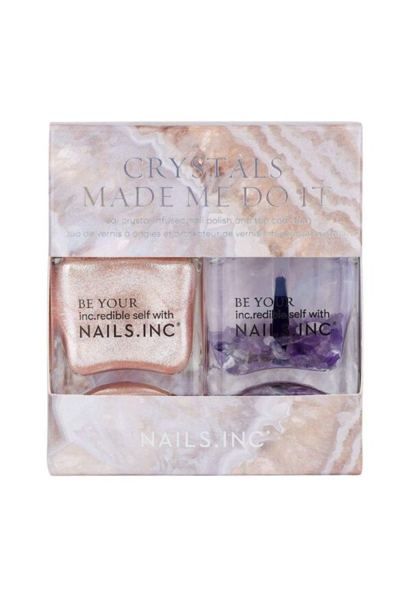 NailsInc Duo Set Crystals Made Me Do It, kynsilakkaduo