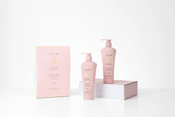 T-LAB Vitamin Booster Duo Set -hiustenhoitopakkaus, 2 tuotetta
