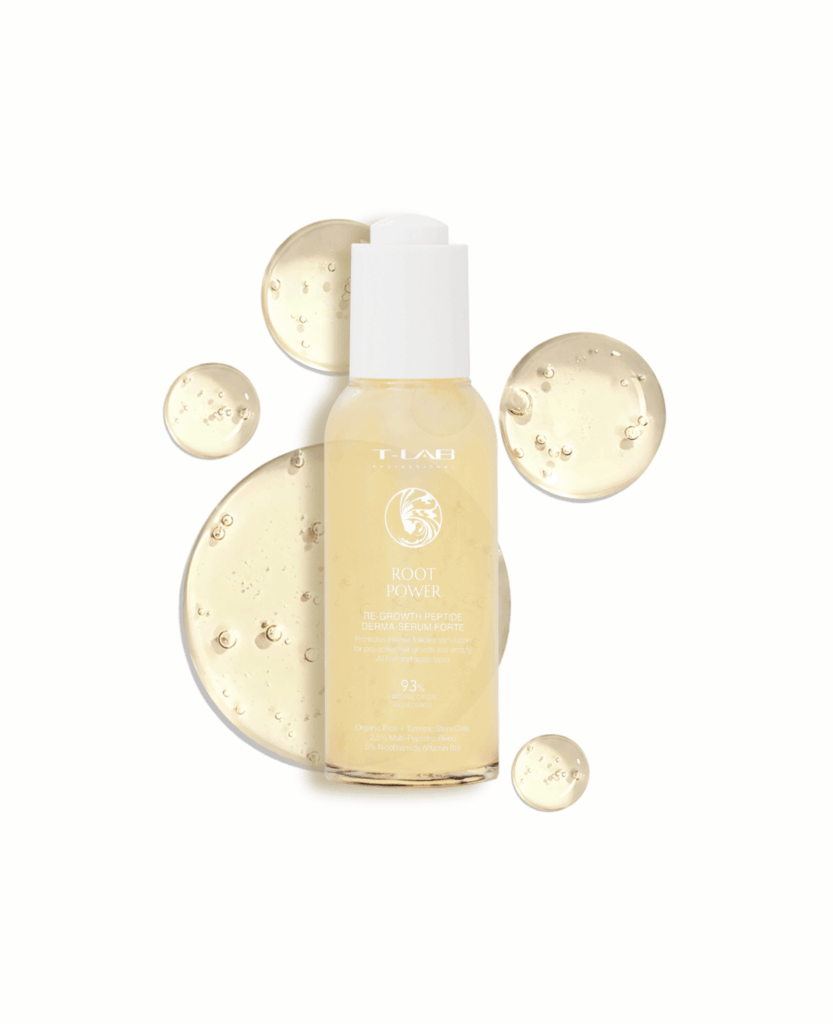 T-LAB Root Power Re-Growth Peptide Derma-Serum Forte 60ml, hiusfollikkeleita aktivoiva hiuspohjaseerumi