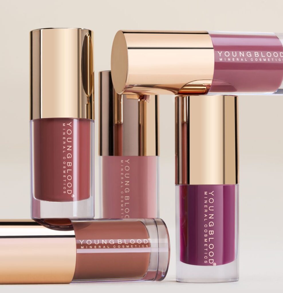 Youngblood Everglow Lip Oil 4,75ml, ylellinen peptidihuuliöljy