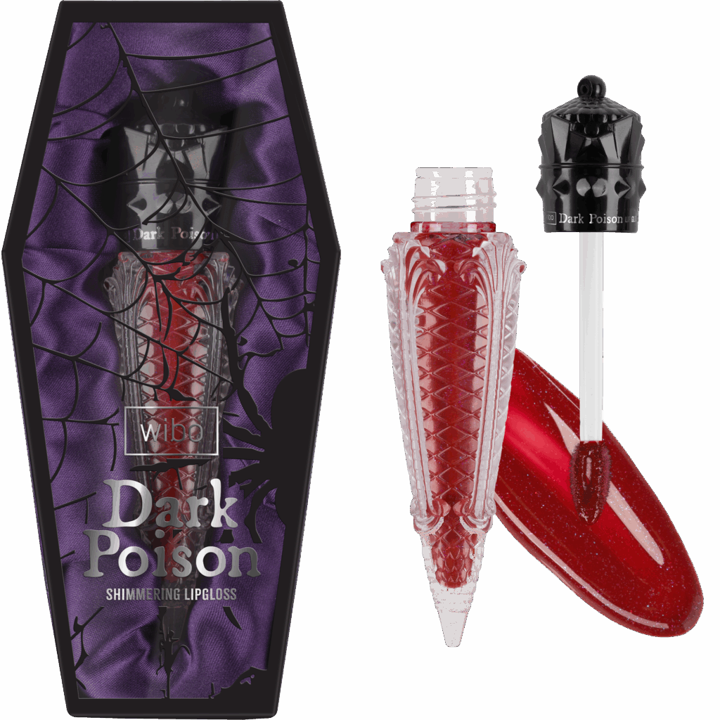 WIBO Dark Poison Shimmering Lipgloss 02 Wicked Bloom, kimallehuulikiille