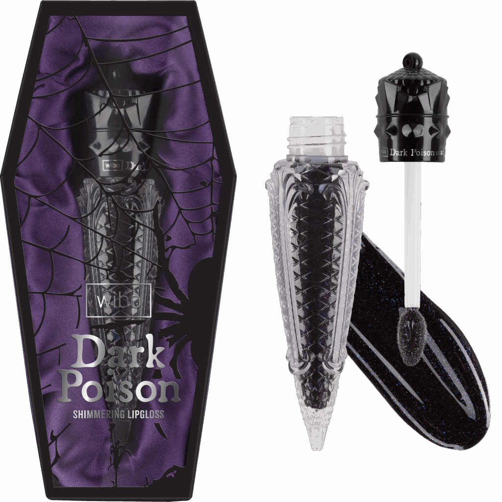 WIBO Dark Poison Shimmering Lipgloss 03 Black Veil, kimallehuulikiille