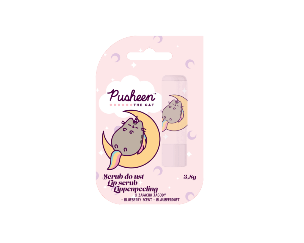Aura Pusheen Blueberry Huulikuorinta 3,8g