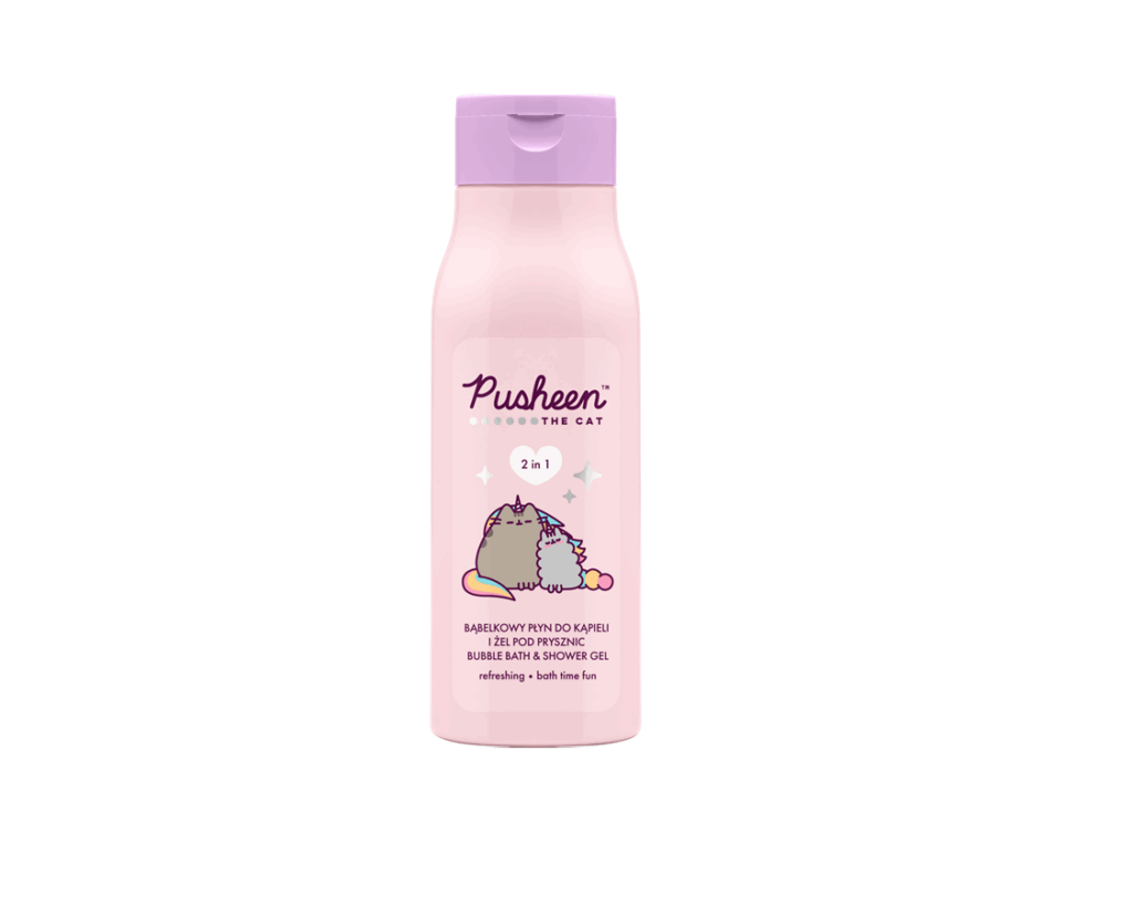 AURA Pusheen Bubblegum Kylpyvaahto & Suihkugeeli 400ml