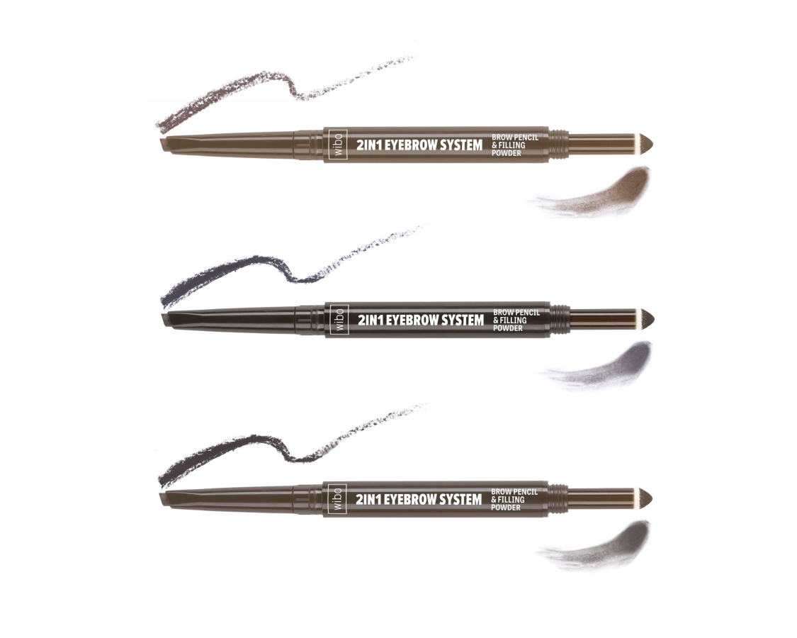 WIBO 2 in 1 Eyebrow System, kulmakynä - Image 2