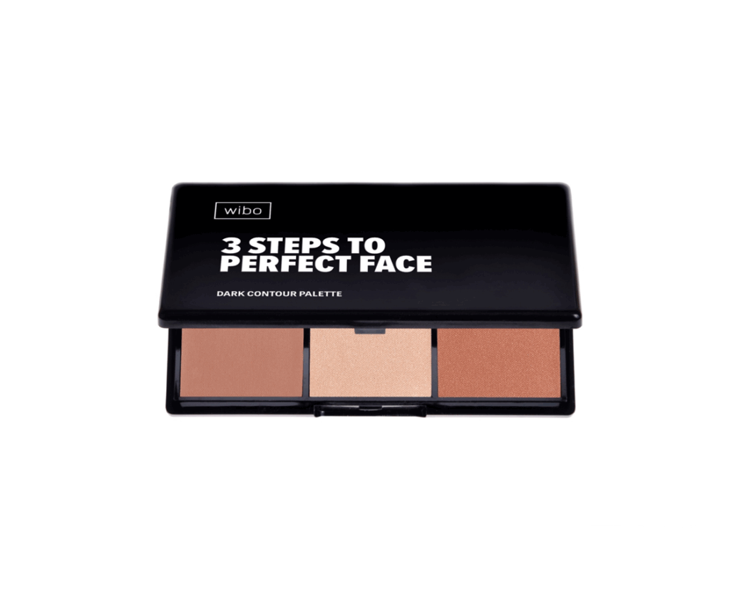 WIBO 3 Steps To Perfect Face Dark, kasvojenmuotoilupaletti