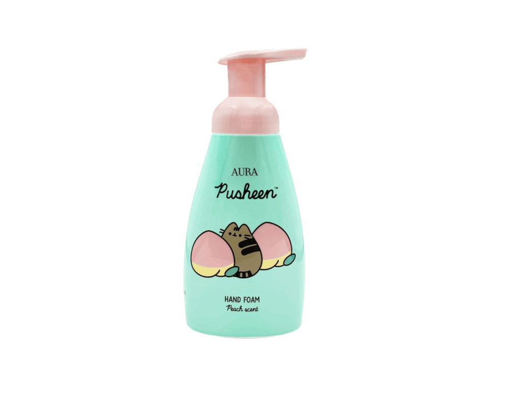 AURA Pusheen Peach Käsienpesuvaahto 300ml