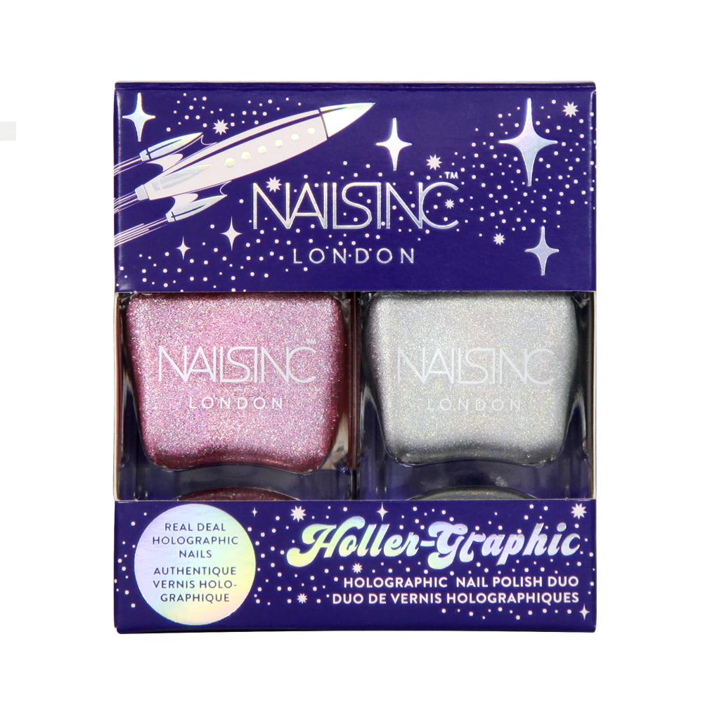 NailsInc Holler-Graphic, kynsilakkaduo