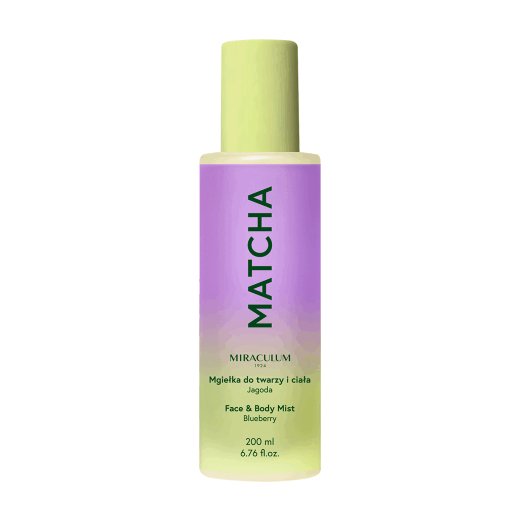 Miraculum Matcha Face & Body Mist Blueberry 200ml, kasvo- ja vartalosuihke