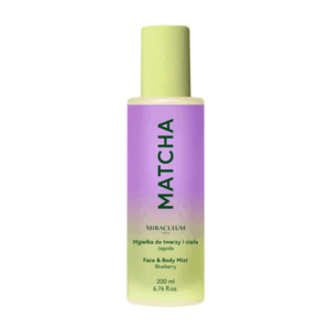 Miraculum Matcha Face & Body Mist Blueberry 200ml, kasvo- ja vartalosuihke