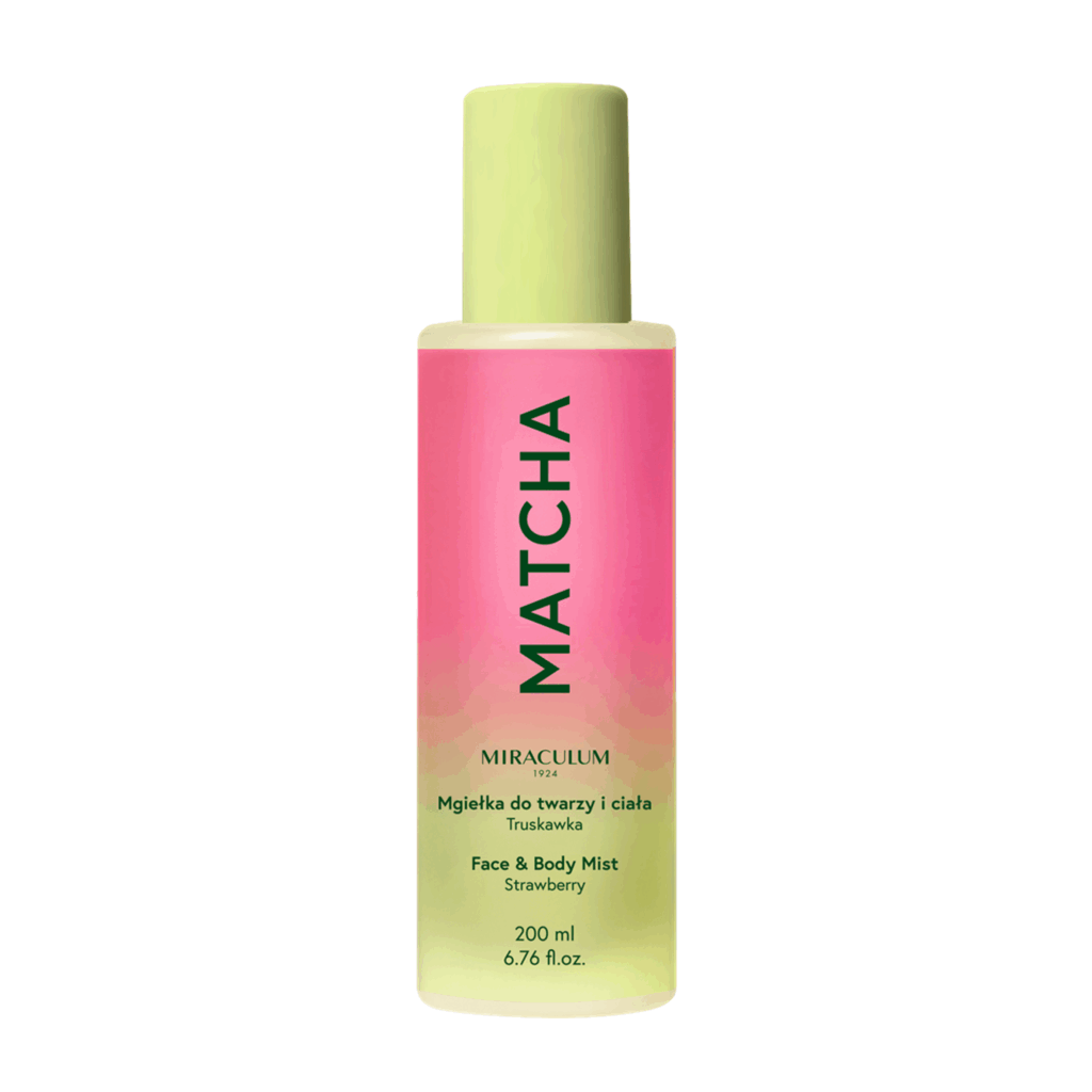 Miraculum Matcha Face & Body Mist Strawberry 200ml, kasvo- ja vartalosuihke