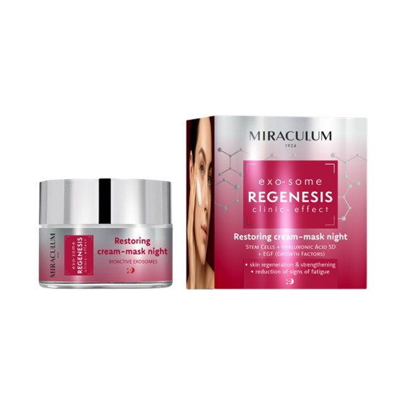 Miraculum Exosome Restoring Cream-Mask Night 50ml, yövoide